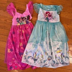 Disney Princess and Ariel Nightgowns - 2T